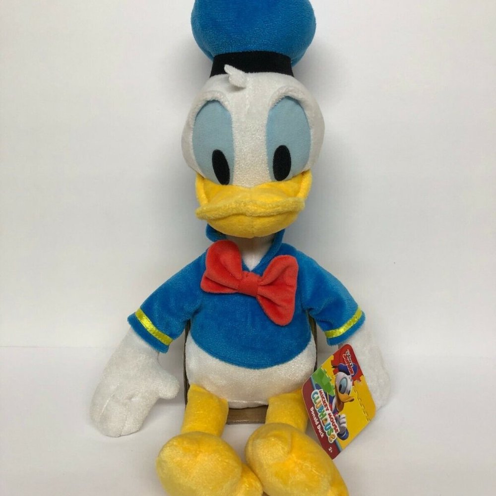 Disney Junior Mickey Mouse Clubhouse Donald Duck Plush Toy 16" NOS with Tags